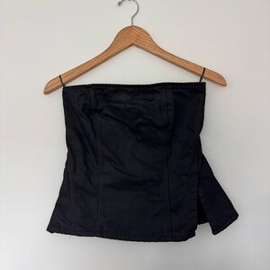 Zara Strapless Black Corset Top